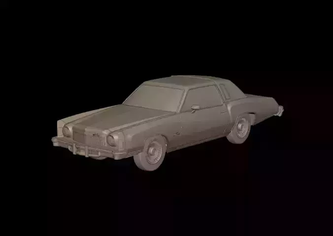 CHEVROLET MONTE CARLO 1975 3D PRINT MODEL
