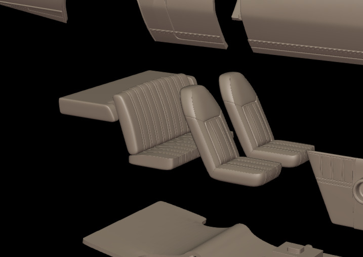 CHEVROLET MONTE CARLO 1975 3D PRINT MODEL 3D print model_13