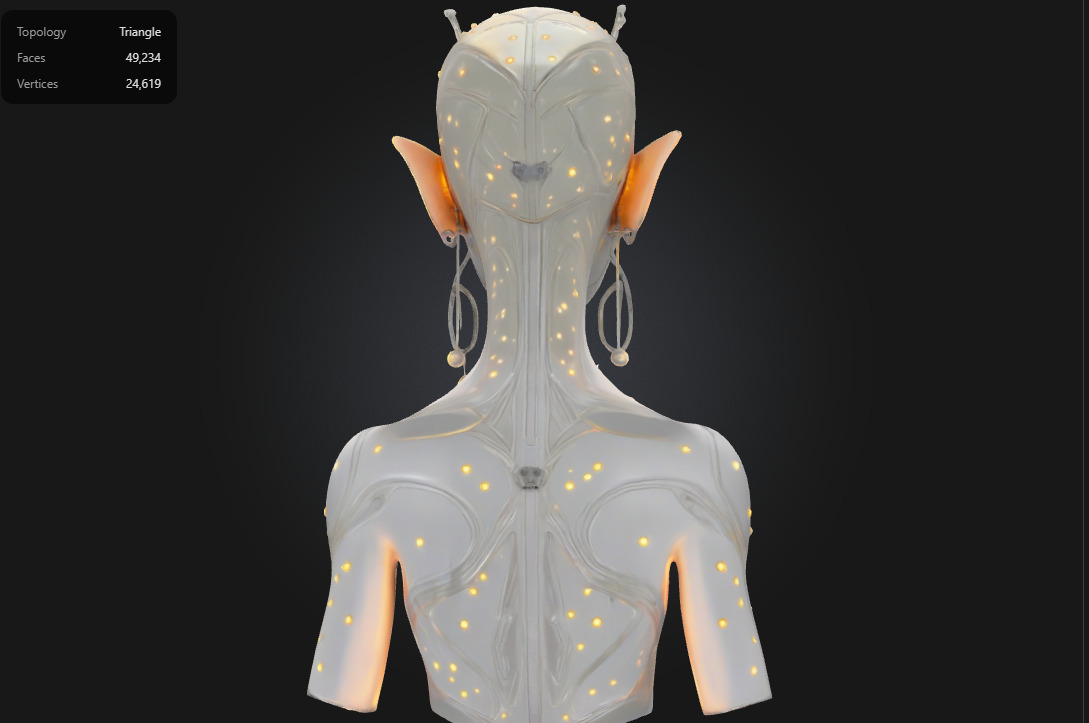 Cyber Elf Duo 2-in-1 Futuristic Female Android Characters 3D model ...