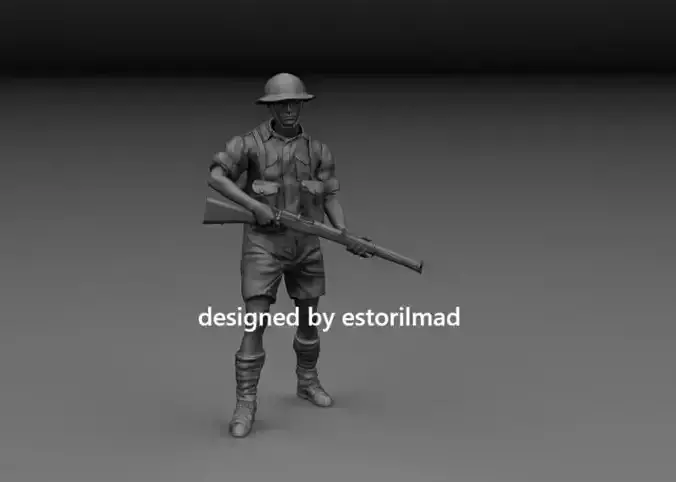 WW2 BRITISH SOLDIER AFRICA 8 ARMY EL ALAMEIN v2