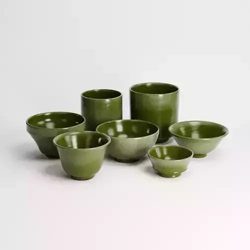 Ceramic Cups Set 01