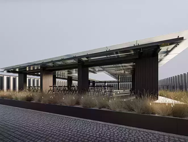 Summer Exhibition Pavilion by Dubyk