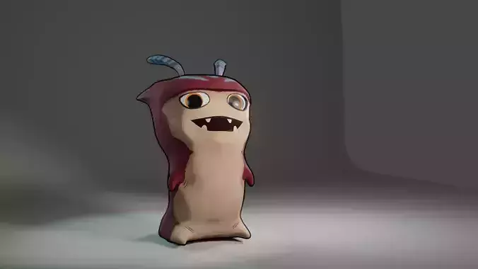 Slug Rammstone Low-poly 3D model