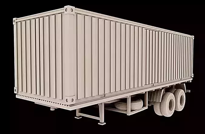 CONTAINER TRUCK 3D print model