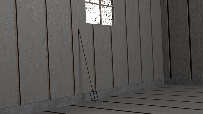 Rusty Pitchfork 3D model
