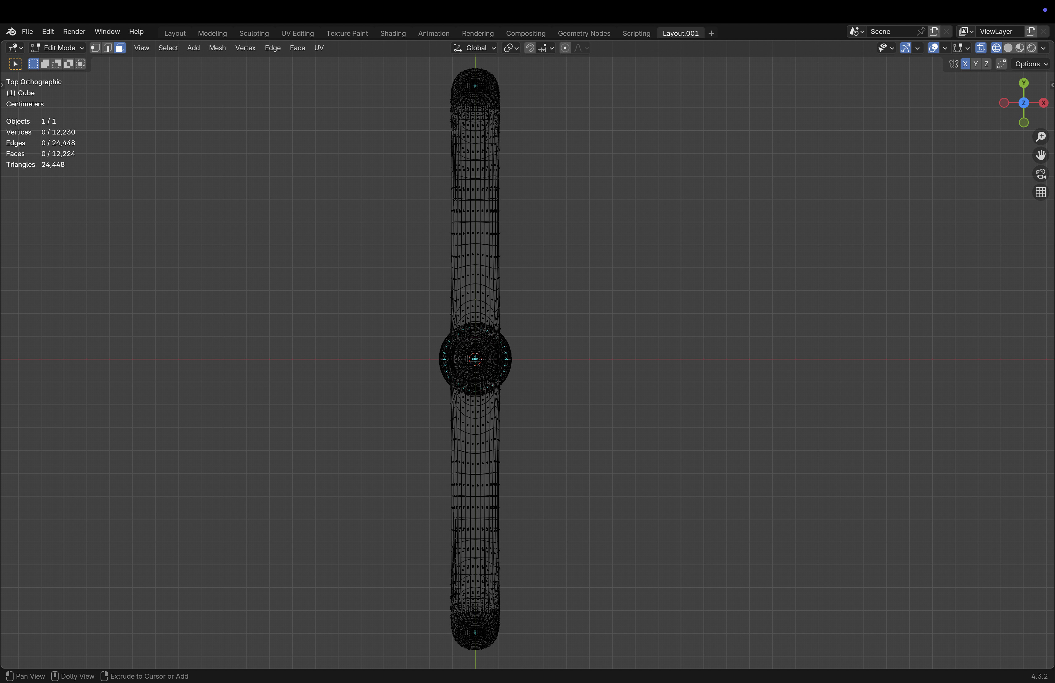 Rusty Pitchfork 3D model_7