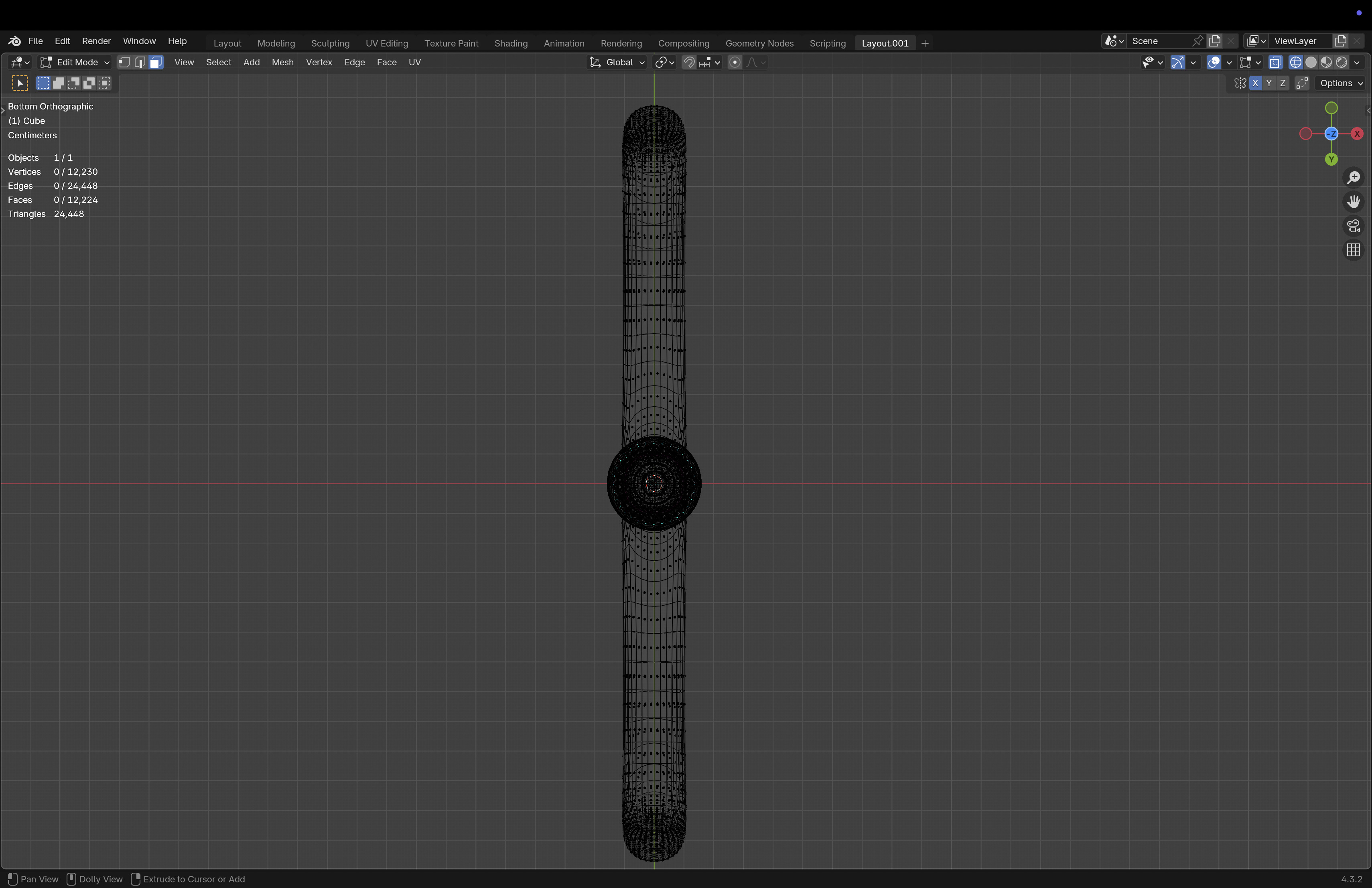 Rusty Pitchfork 3D model_4