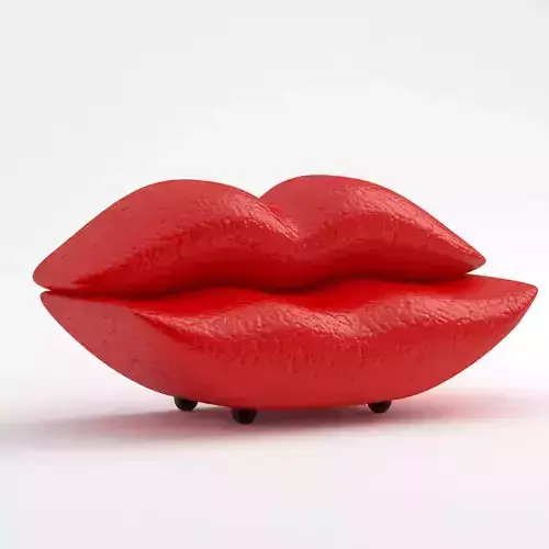 Lips Sofa Red