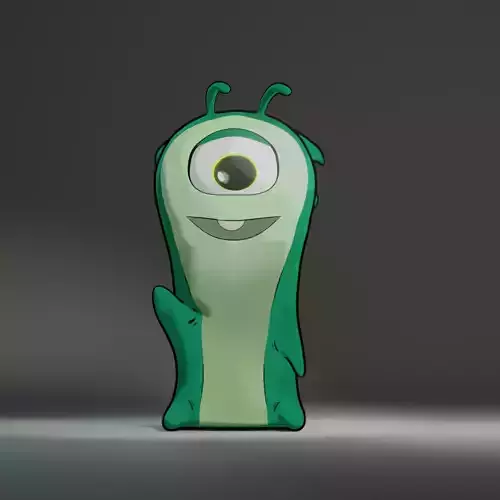Slug Boon Doc Low-poly 3D model