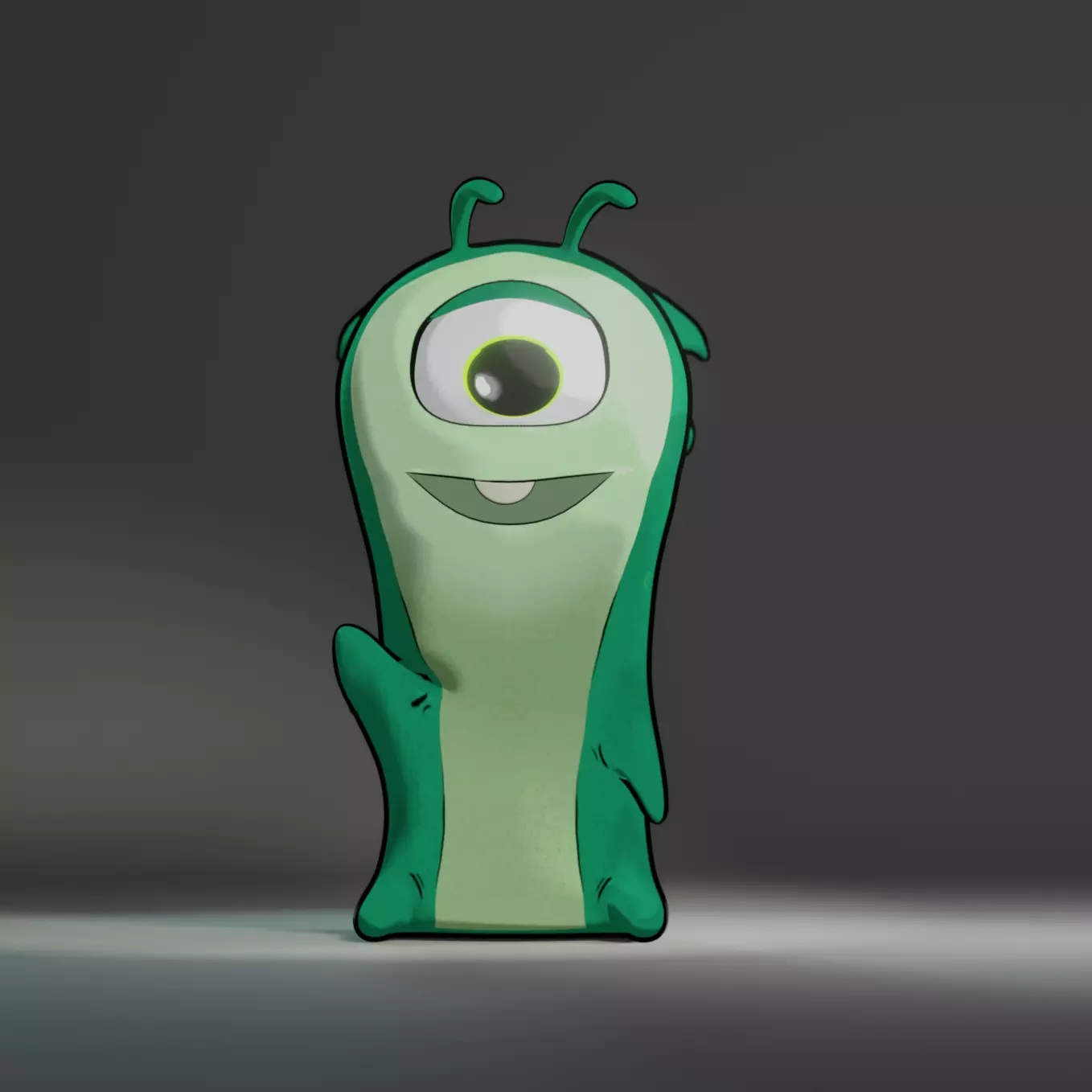 Slug Boon Doc Low-poly 3D model_0