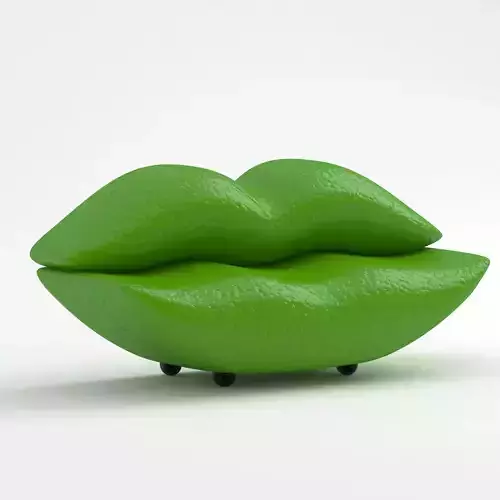 Lips Sofa Green