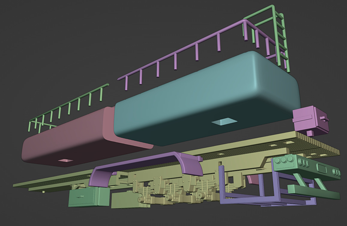 TANK TRUCK  3D print model_7