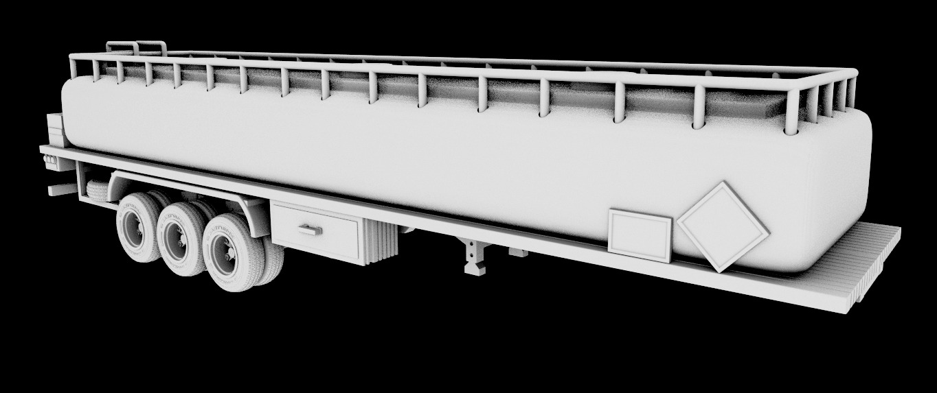 TANK TRUCK  3D print model_4