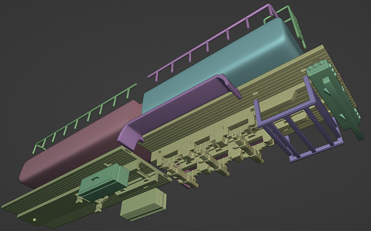 TANK TRUCK  3D print model_8