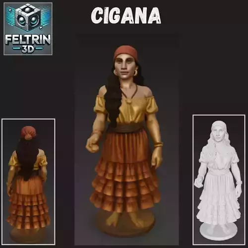 Orixa Cigana 2 - Entidade Umbanda 3D print model
