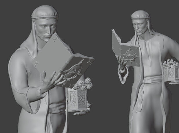 Usaybia the Apothecary of the Desert 3D print model