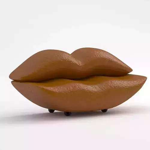Lips Sofa brown