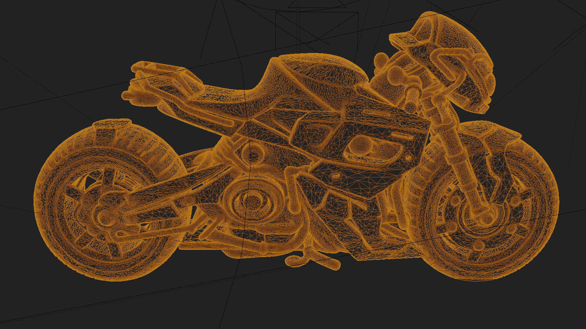 Voidrunner Sci-Fi Motorcycle 3D Model Low-poly 3D model_11