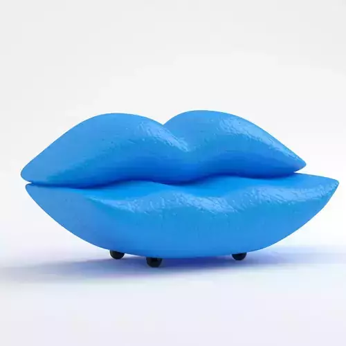 Lips Sofa Blue