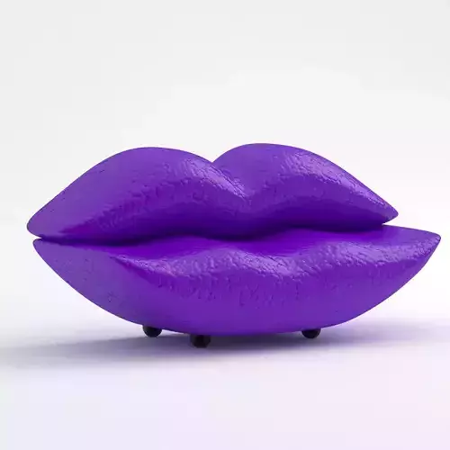 Lips Sofa purple