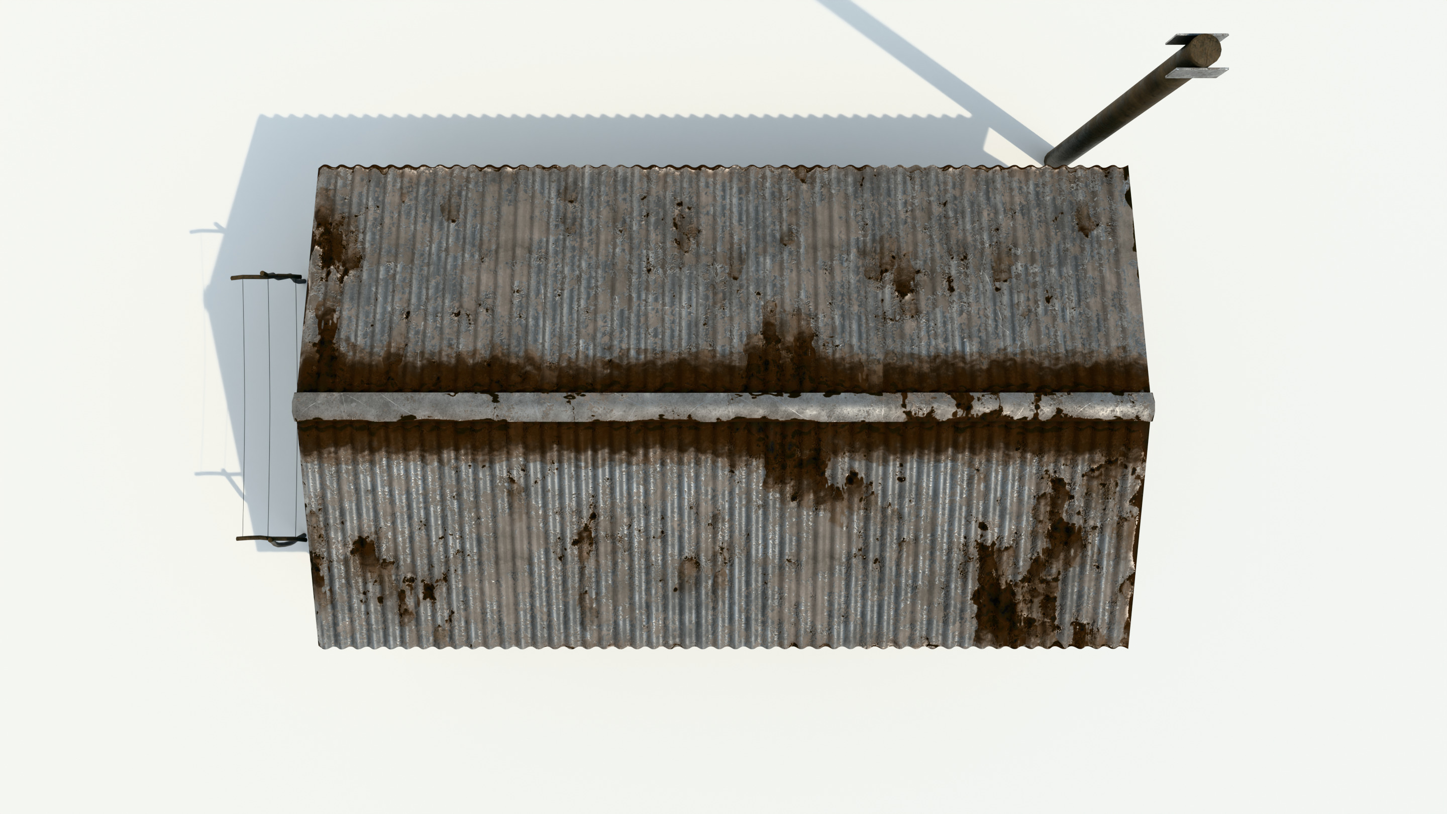 Old house 03 Low-poly 3D model_2