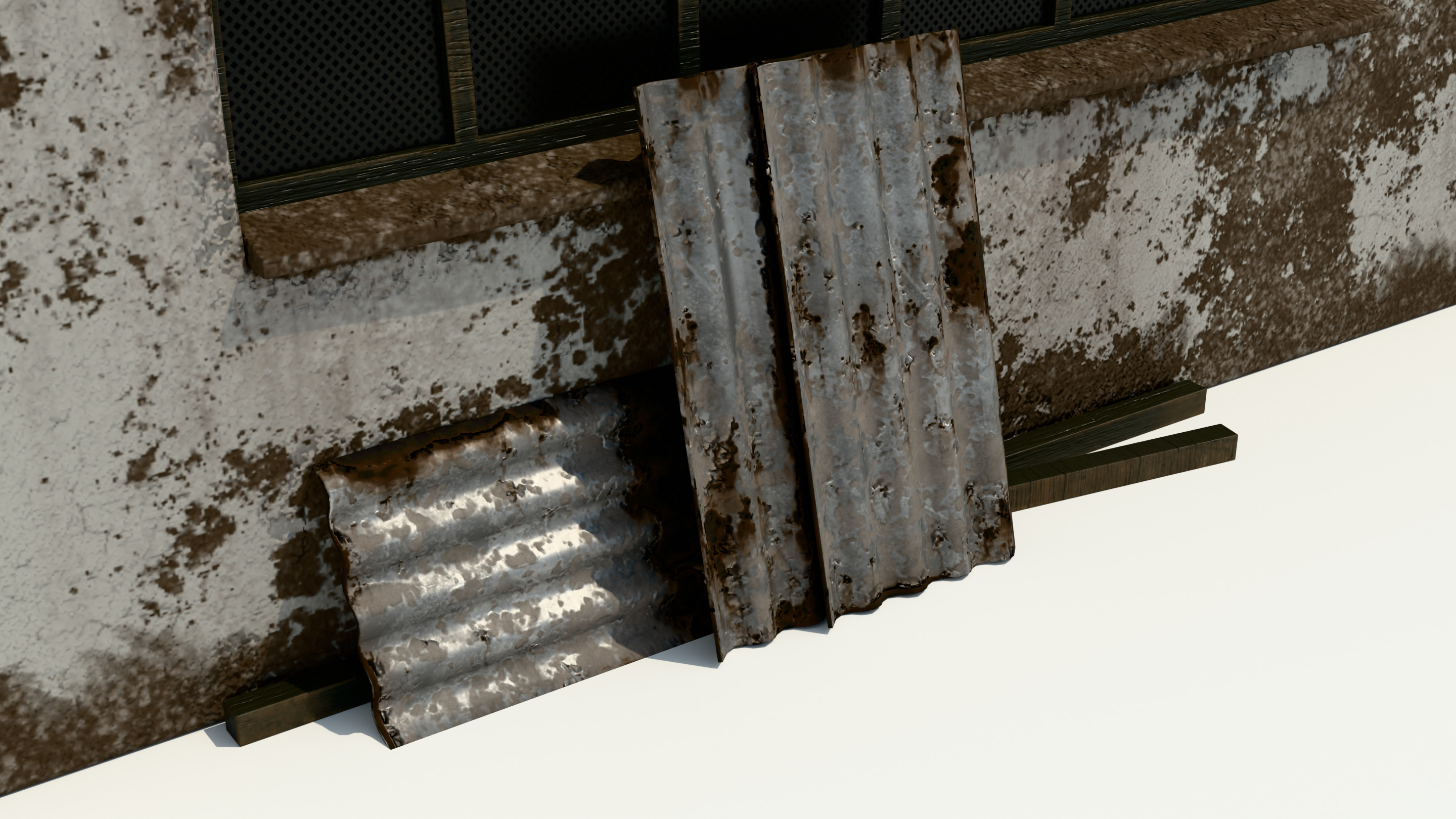 Old house 03 Low-poly 3D model_5