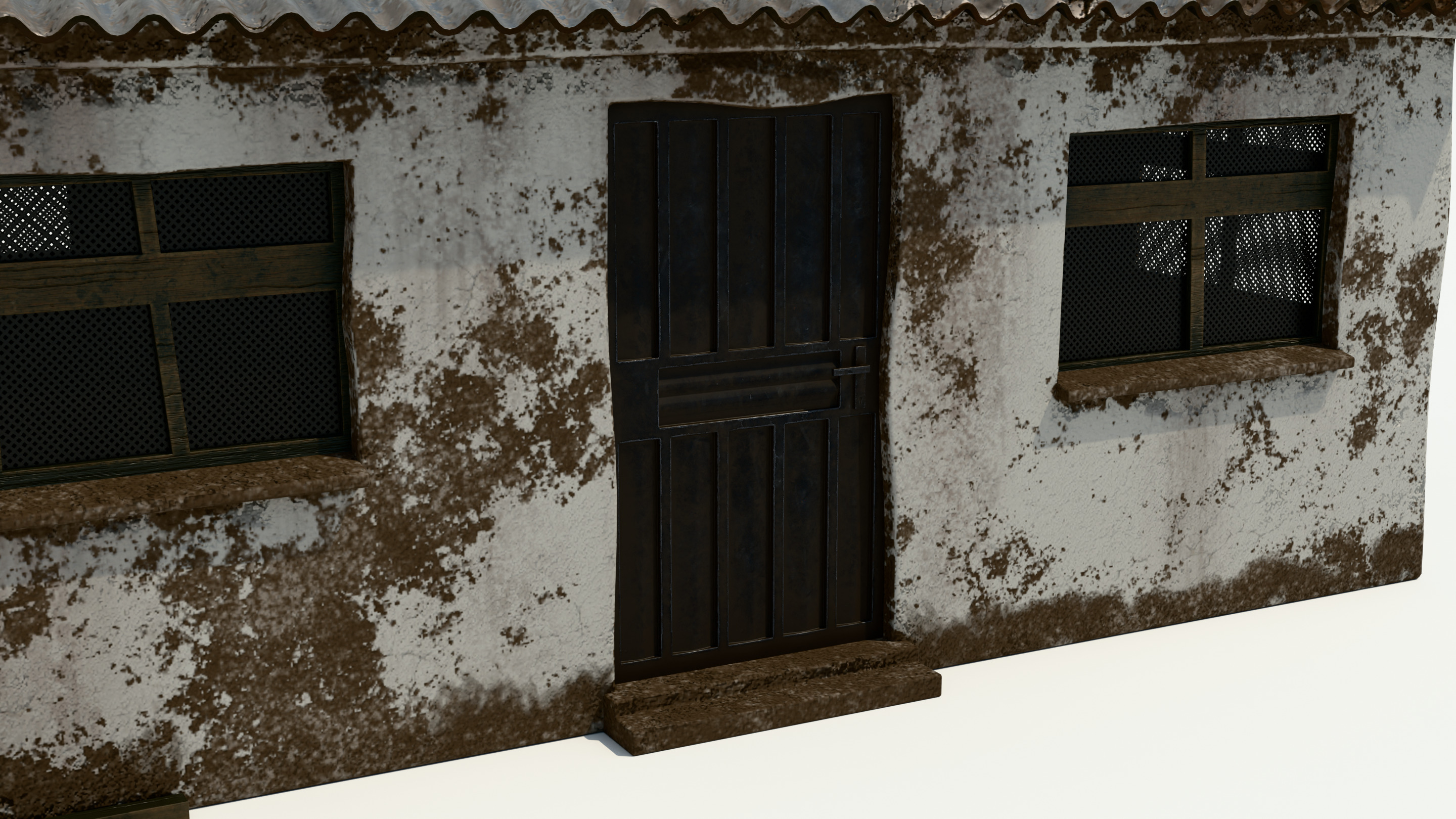 Old house 03 Low-poly 3D model_4