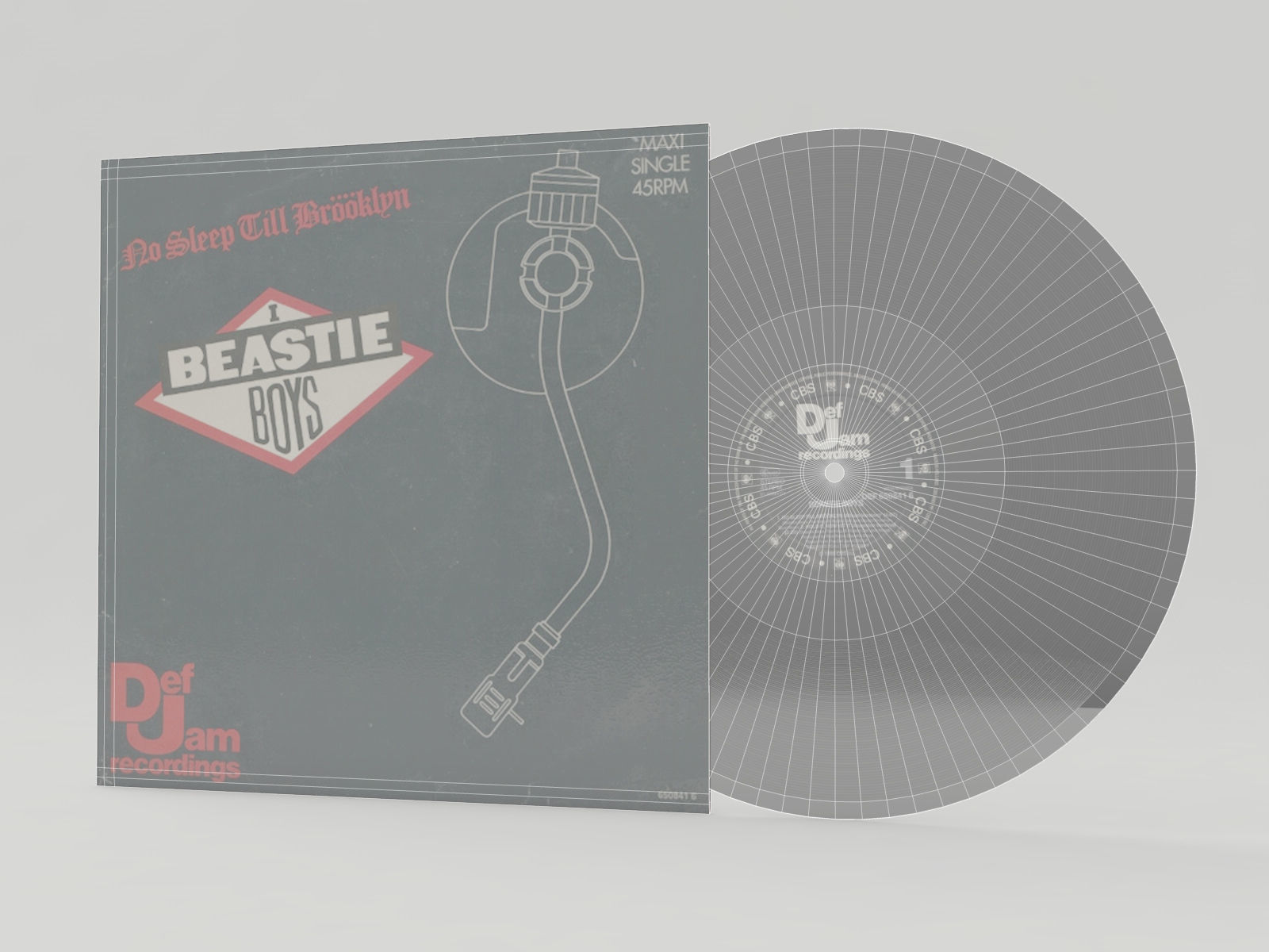 Vinyl Record 3D model_5