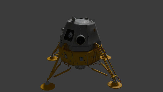 Lunar Lander 3D model