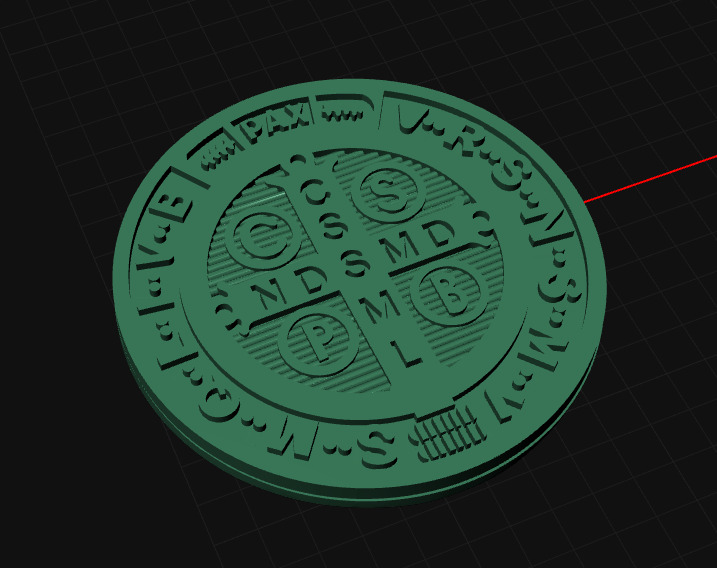 Saint Benedict 3D print model_2