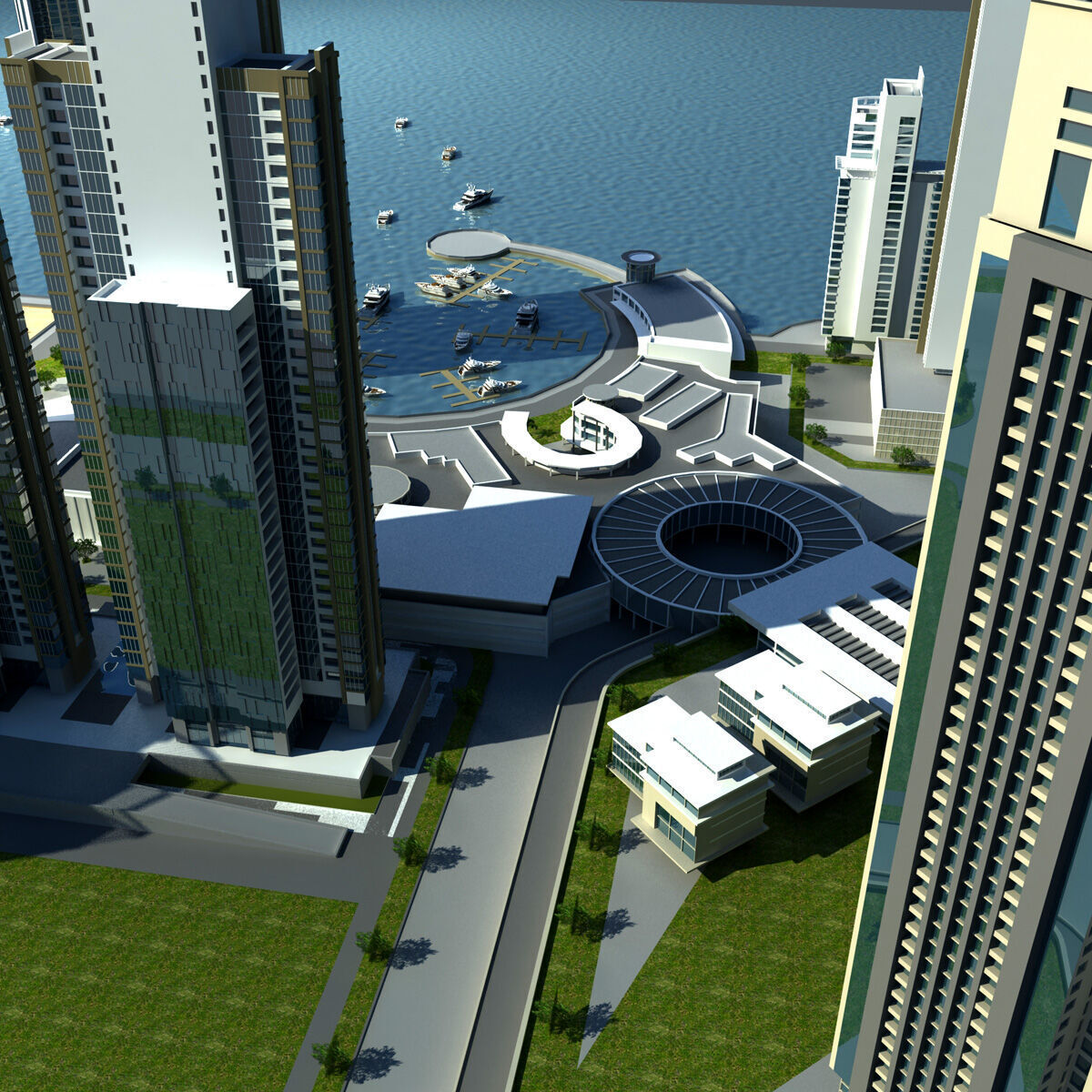 Marina Square - Abu Dhabi 3D model_10