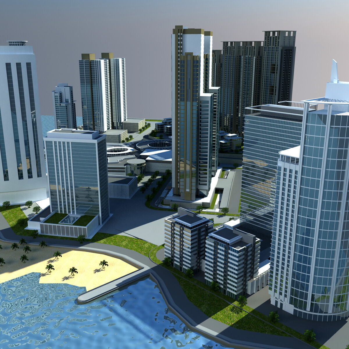 Marina Square - Abu Dhabi 3D model_8