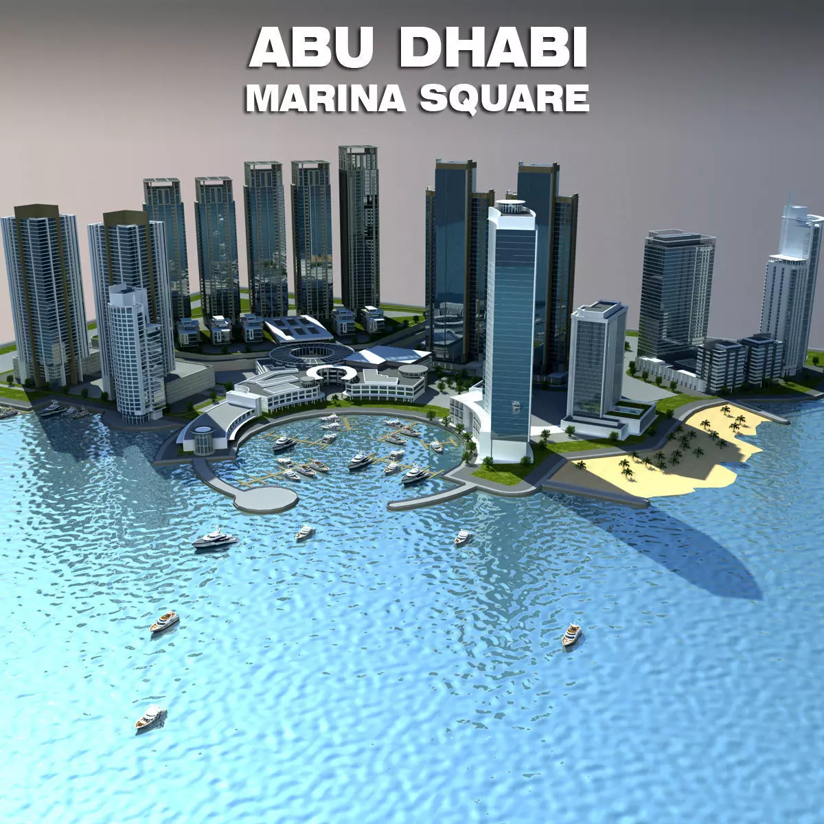 Marina Square - Abu Dhabi 3D model_0