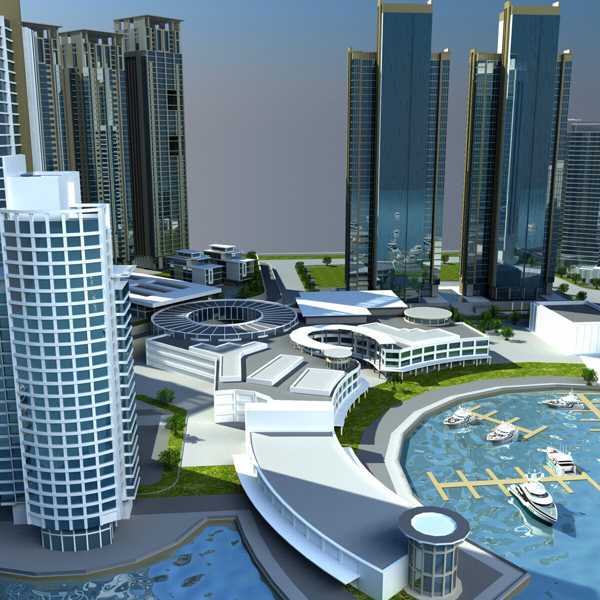 Marina Square - Abu Dhabi 3D model_7