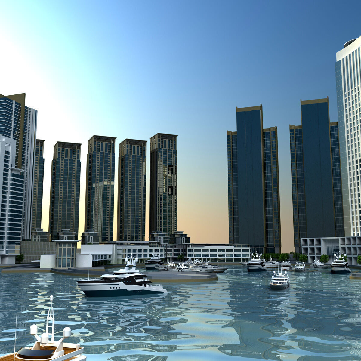 Marina Square - Abu Dhabi 3D model_4