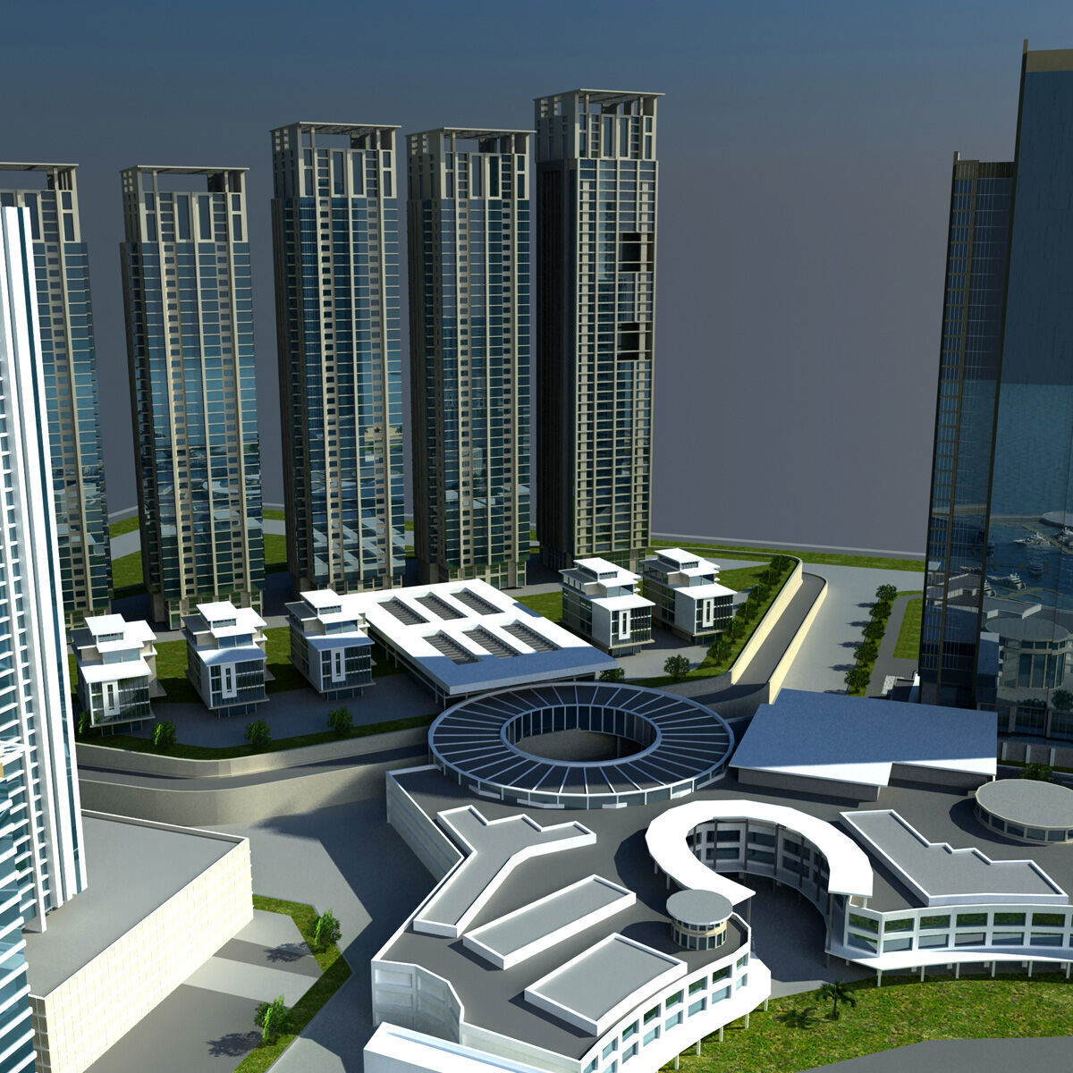 Marina Square - Abu Dhabi 3D model_9