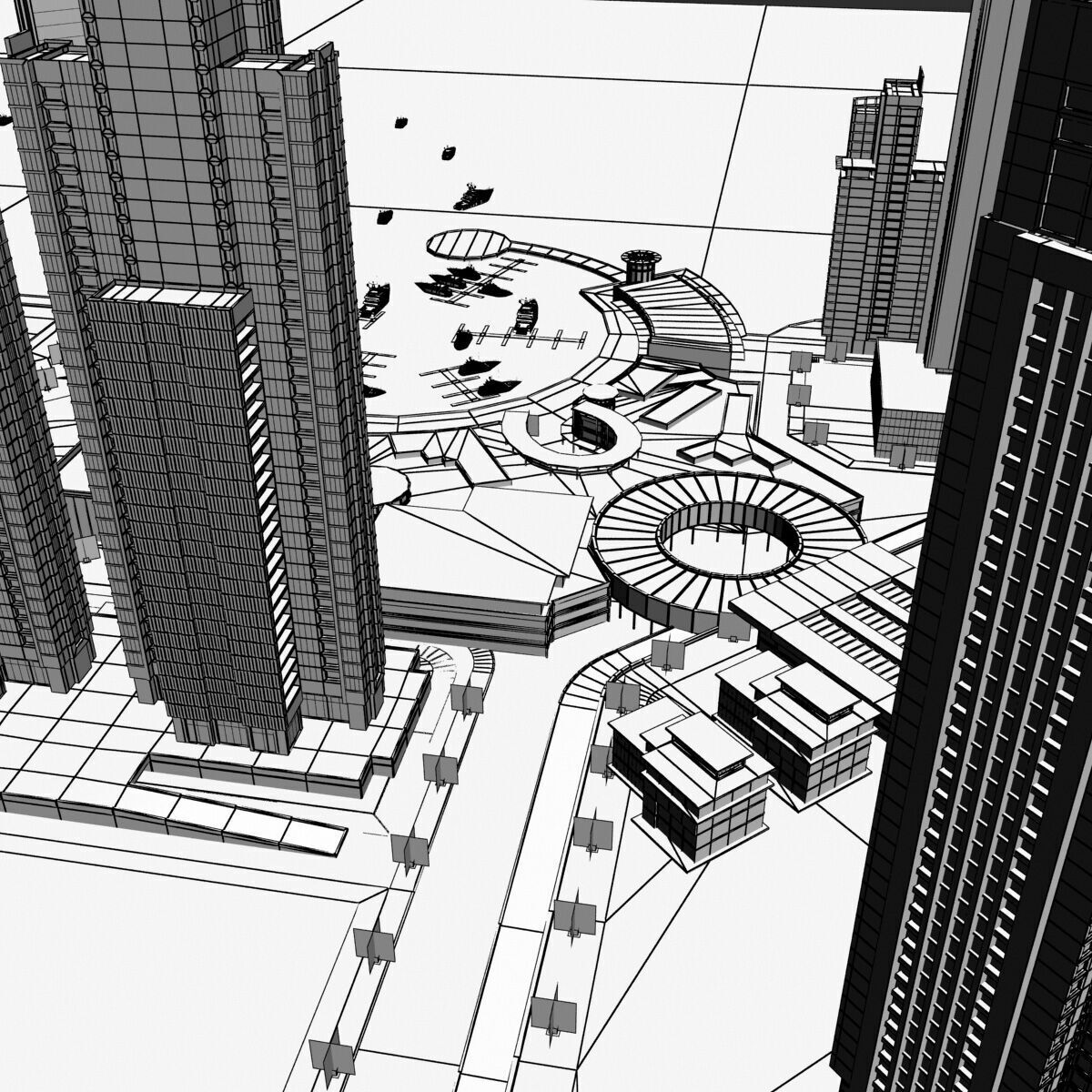 Marina Square - Abu Dhabi 3D model_15