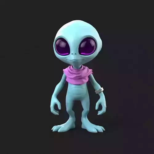 Cute Alien Character
