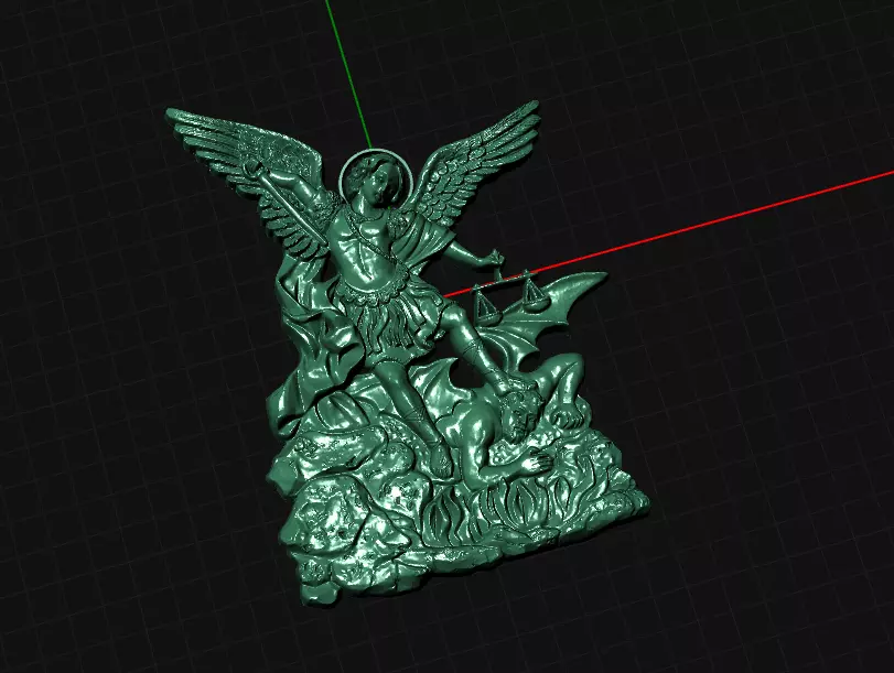 Saint Michael 3D print model_0