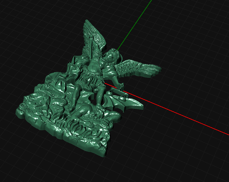 Saint Michael 3D print model_1