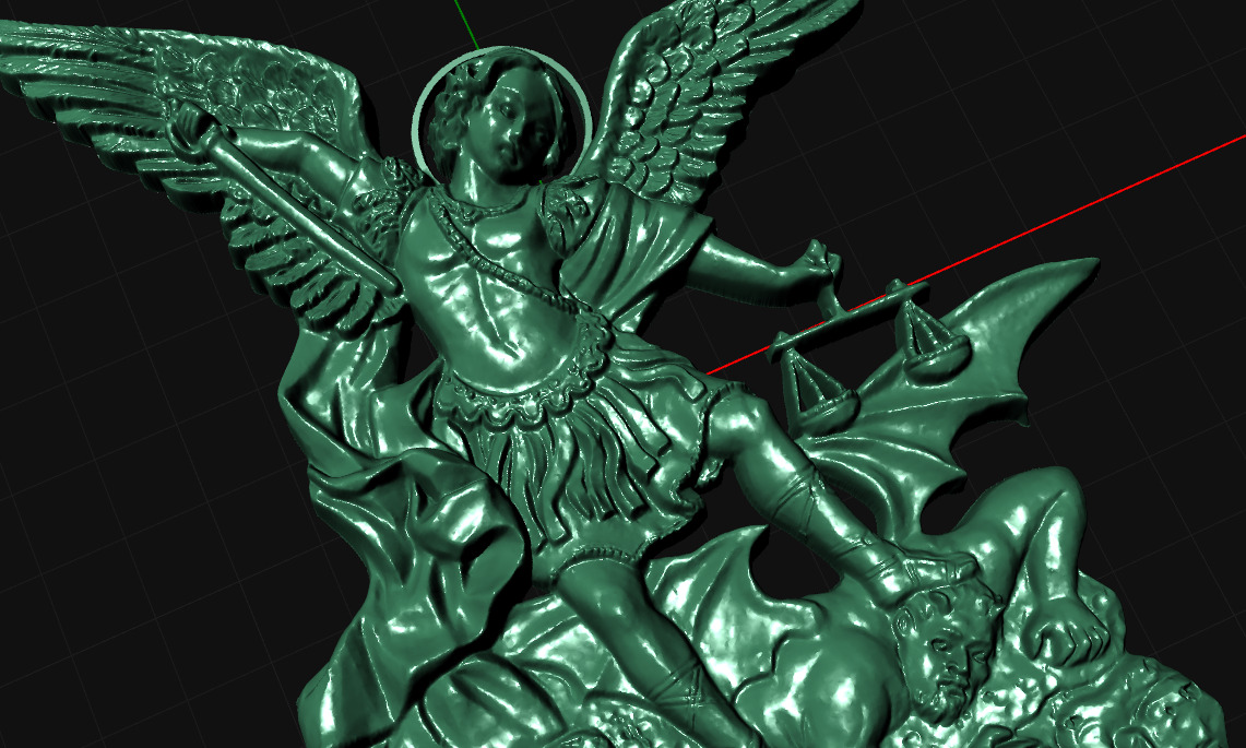 Saint Michael 3D print model_2