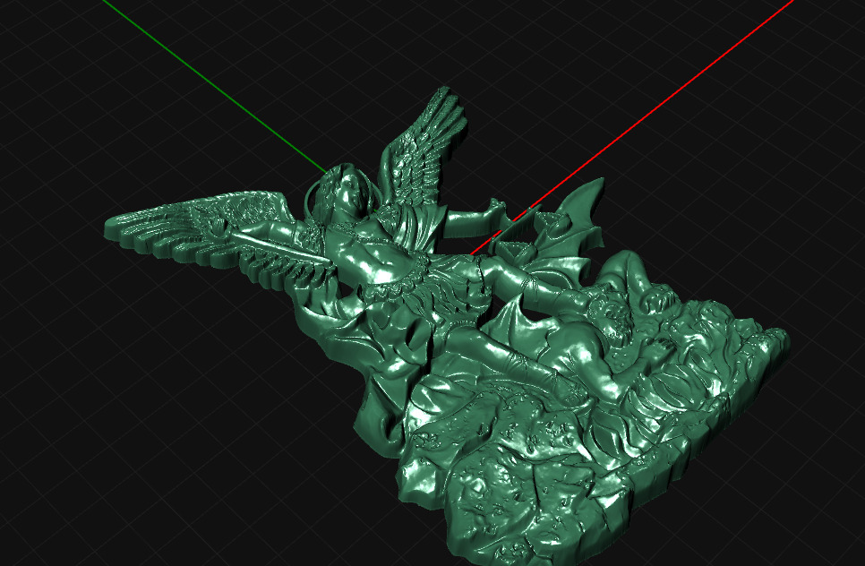 Saint Michael 3D print model_3
