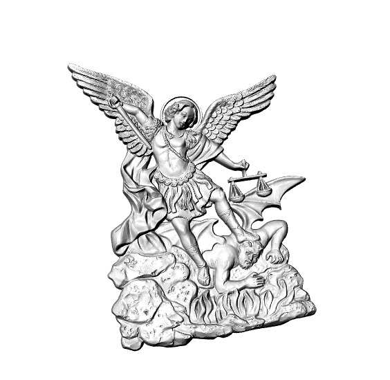 Saint Michael 3D print model_4