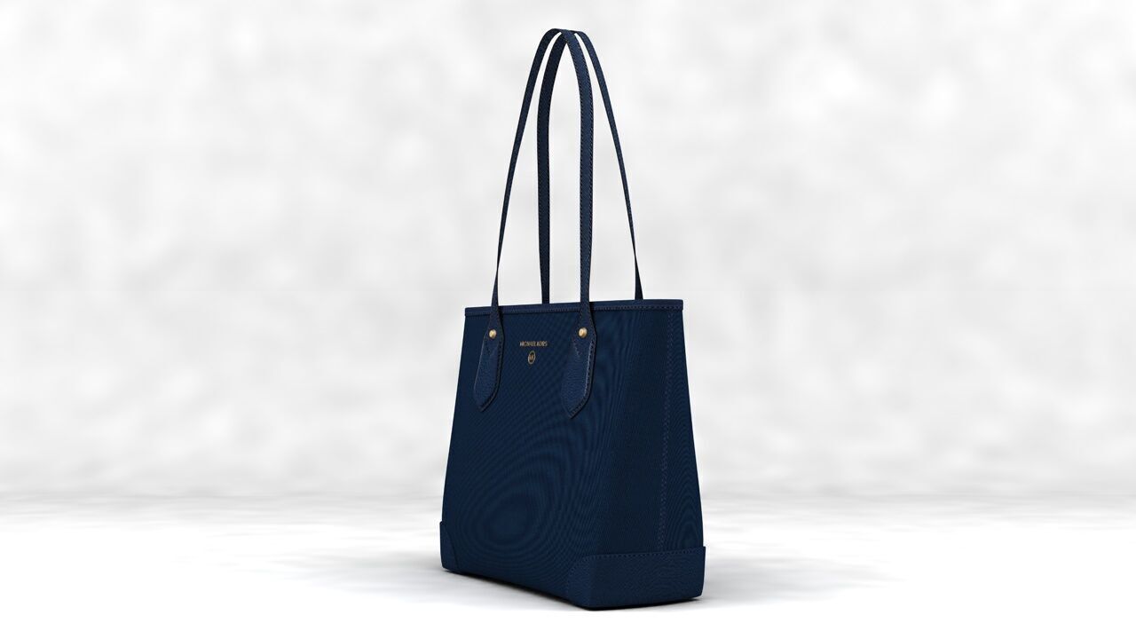 Shoulder bag Low-poly 3D model_7