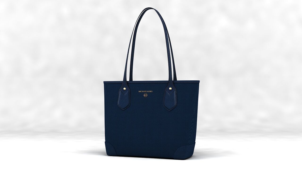 Shoulder bag Low-poly 3D model_1