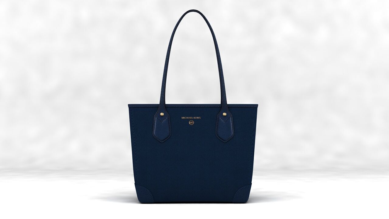 Shoulder bag Low-poly 3D model_9