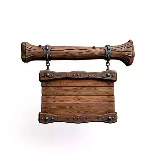 medieval sign 3D print model