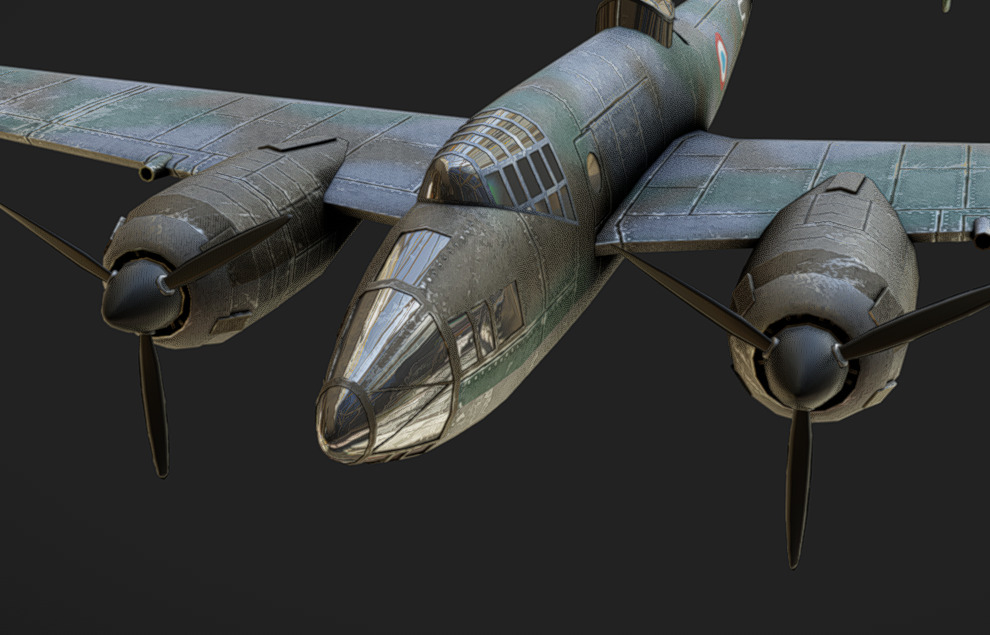 Liore et Olivier LeO451 Low-poly 3D model_8