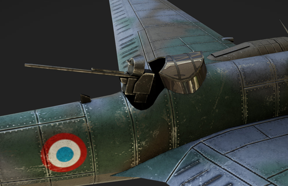 Liore et Olivier LeO451 Low-poly 3D model_7