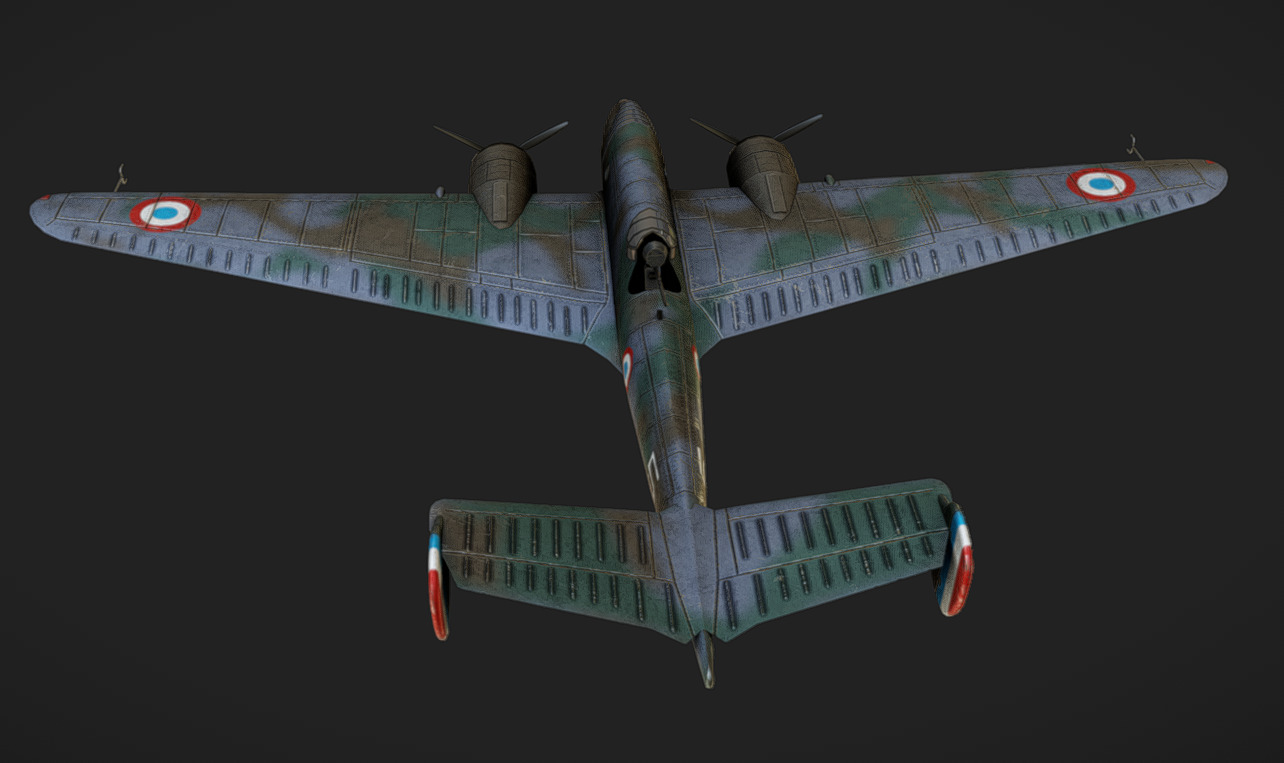 Liore et Olivier LeO451 Low-poly 3D model_4